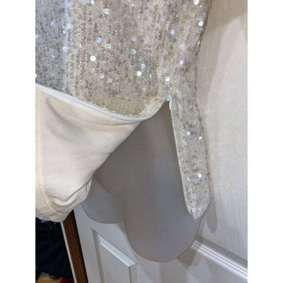Grey Lab SEQUIN OPEN BACK TOP Size Small - Picture 8 of 10